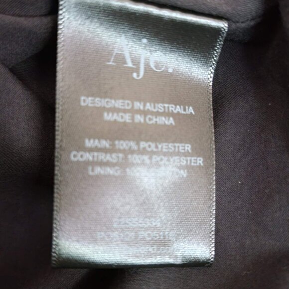 Aje Amour Black Dress US 2 - Picture 5 of 11